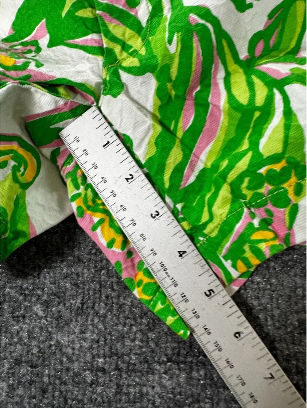 Lilly Pulitzer The Callahan Shorts Women's Size 000  Green White Short